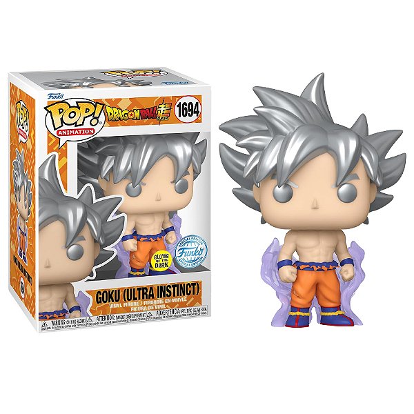 Funko Pop! Animation Dragon Ball Goku Ultra Instinct 1694 Exclusivo Glow