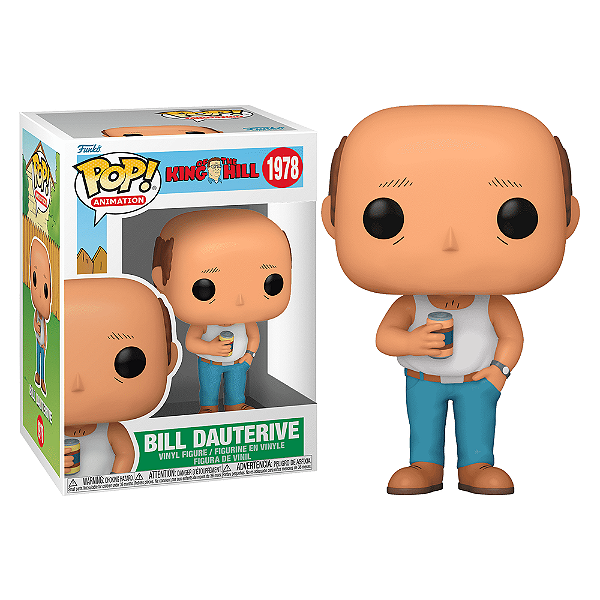 Funko Pop! Animation O Rei Do Pedaço / King Of The Hill Bill Dauterive 1978