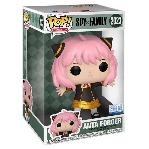 Funko Pop! Animation Spy X Family Anya Forger 2023 Exclusivo 10 Polegadas
