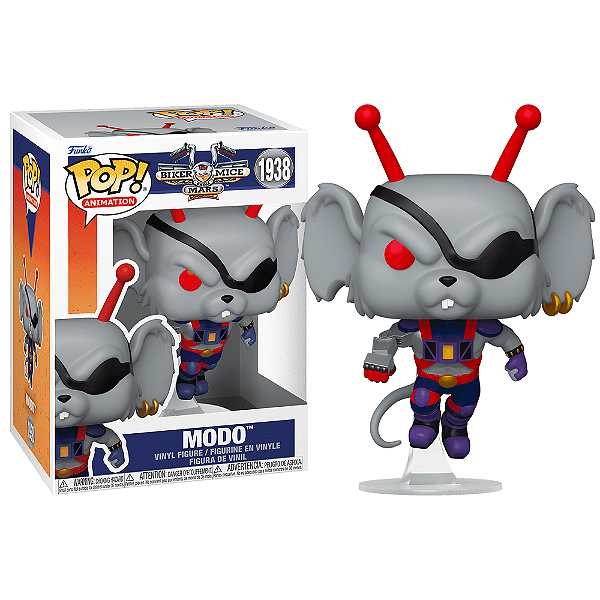 Funko Pop! Animation Os Ratos Motoqueiros / Biker Mice Mars Modo 1938