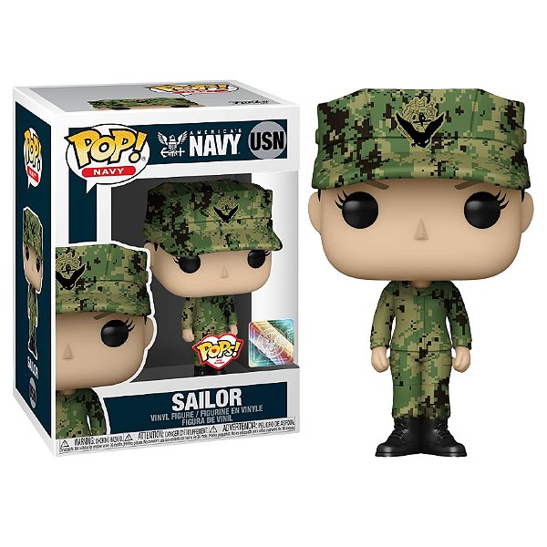 Funko Pop! Navy Militar Estados Unidos / Military US Navy Female Sailor USN Caucasian