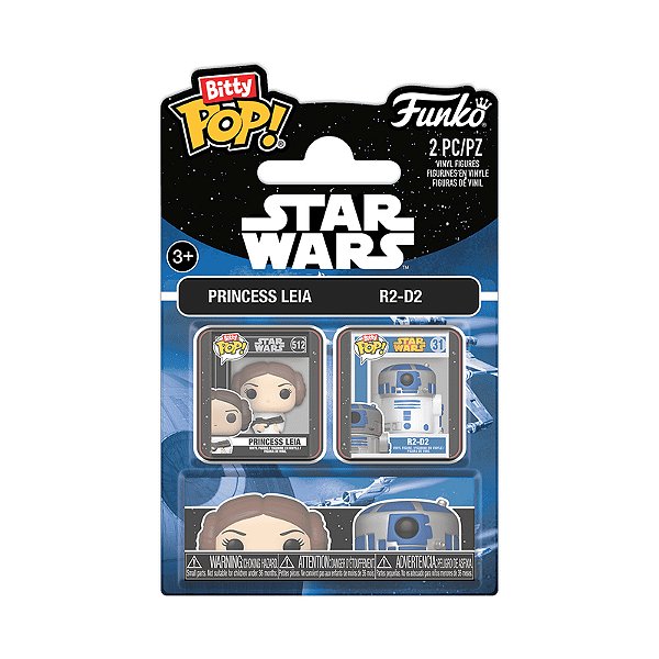 Funko Bitty Pop! Television Star Wars Princess Leia & R2-D2 2 Pack