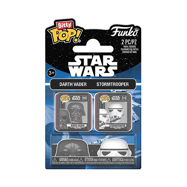 Funko Bitty Pop! Television Star Wars Darth Vader & Stormtrooper 2 Pack