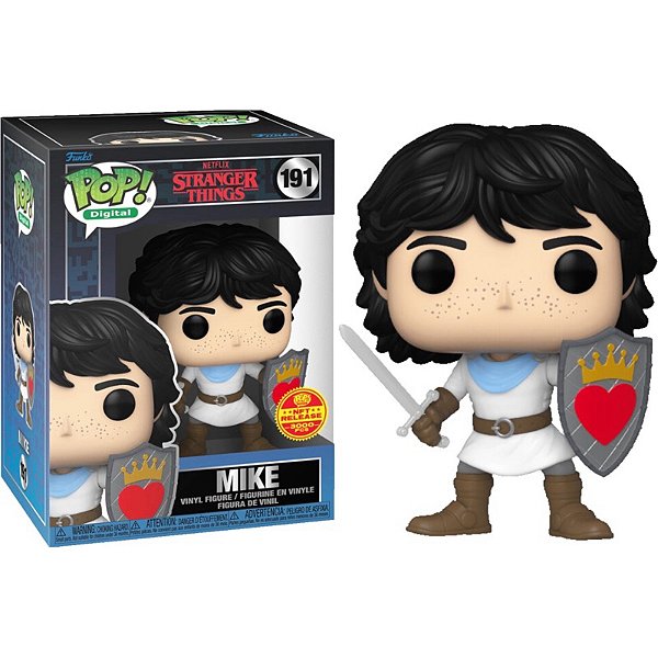 Funko Pop! Digital NFT Television Stranger Things Mike 191 Exclusivo