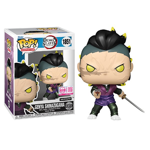 Funko Pop! Animation Demon Slayer Genya Shinazugawa 1851 Exclusivo 1,200 Pcs