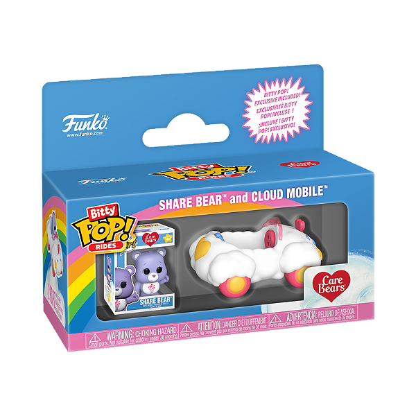 Funko Bitty Pop! Rides Ursinhos Carinhosos Care Bears Share Bear And Cloud Mobile
