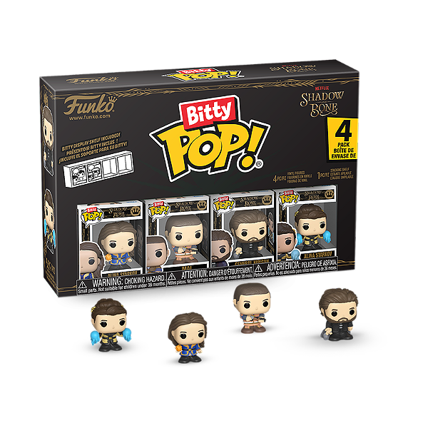 Funko Bitty Pop! Television Sombra e Ossos / Shadow And Bone Alina Starkov Mal General Kirigan Alina Starkov 4 Pack