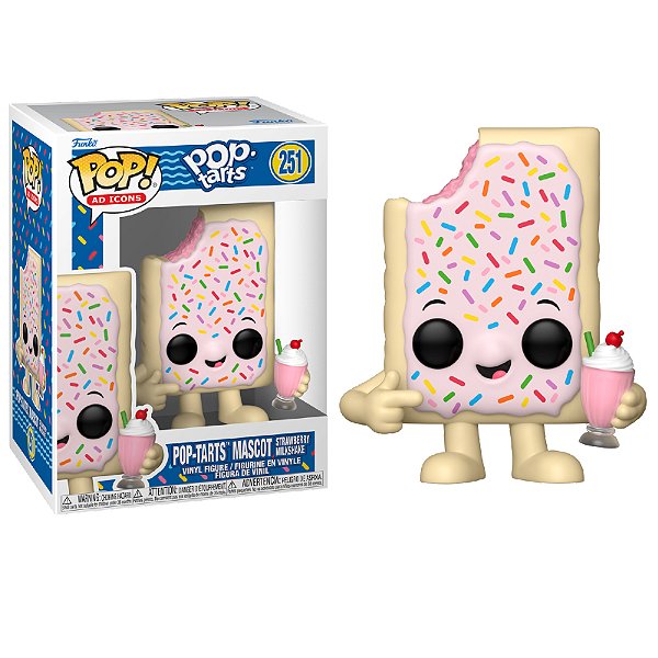 Funko Pop!  Ad Icons Pop-Tarts Mascot Strawberry Milkshake 251