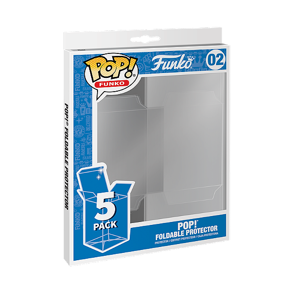 Funko Protector Pop Foldable Protetor 5 Unidades Original Funko Pet Plastic 3MM