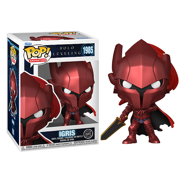 Funko Pop! Animation Solo Leveling Igris 1985 Exclusivo Chase