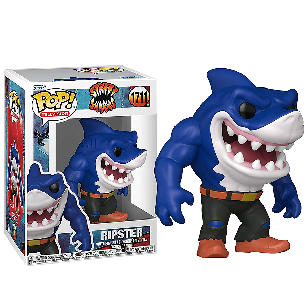 Funko Pop! Television Esquadrão Tubarão / Street Sharks Ripster 1711