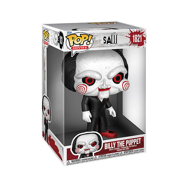 Funko Pop! Filme Terror Jogos Mortais / Saw Billy The Puppet 1821 10 Polegadas