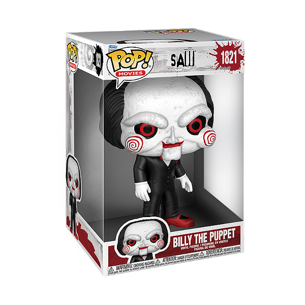 Funko Pop! Filme Terror Jogos Mortais Billy The Puppet 1821 10 Polegadas