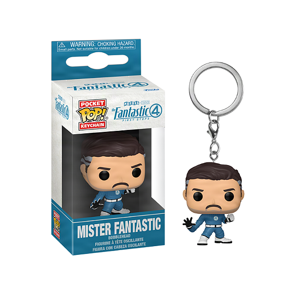 Funko Pop! Keychain Chaveiro Marvel Quarteto Fantastico 2025 Mister Fantastic