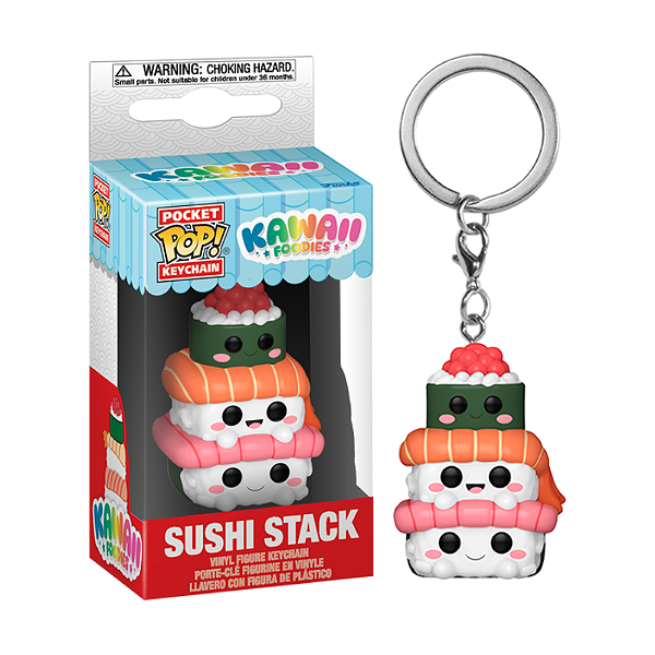 Funko Pop! Keychain Chaveiro Kawaii Foodies Sushi Stack