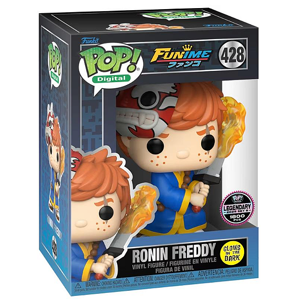 Funko Pop! Digital Funime Ronin Freddy 428 Exclusivo Glow NFT 1900 Pcs