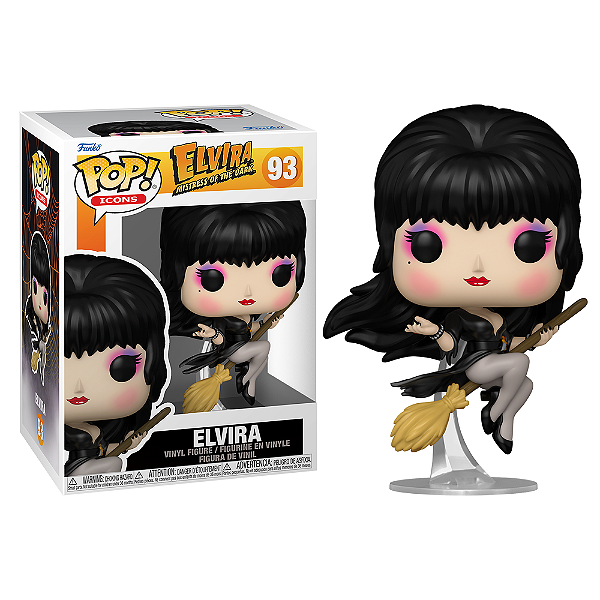 Funko Pop! Icons Elvira A Rainha das Trevas Elvira 93