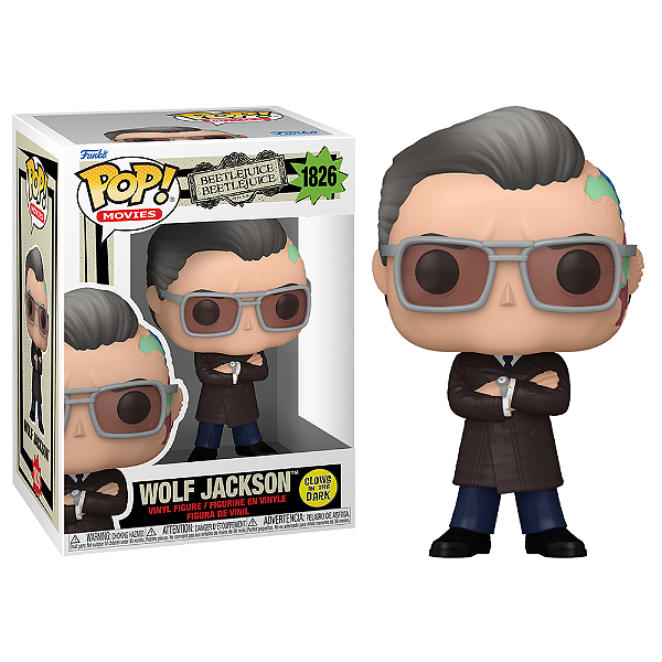 Funko Pop! Filme Beetlejuice / Os Fantasmas Se Divertem Wolf Jackson 1826 Exclusivo Glow