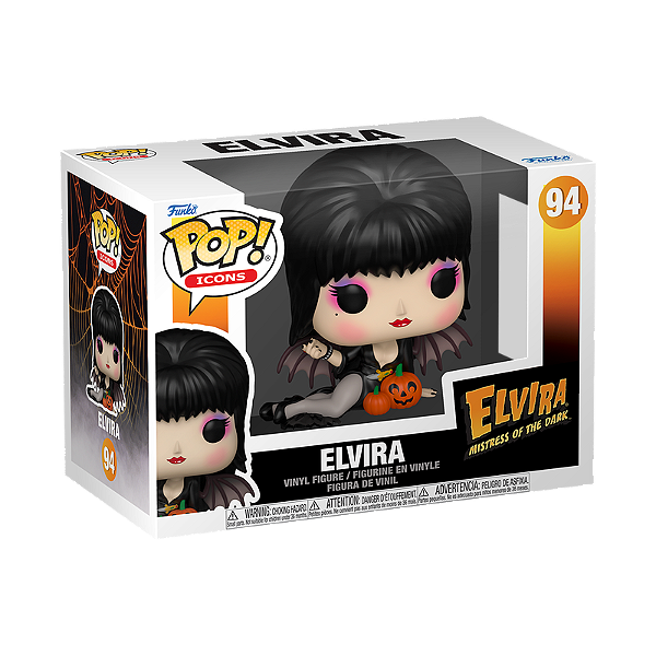 Funko Pop! Icons Elvira A Rainha das Trevas Elvira 94