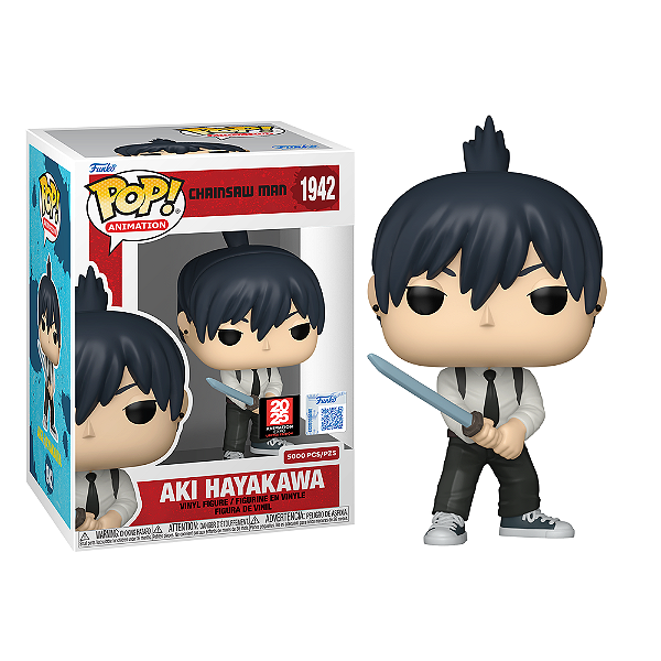 Funko Pop! Animation Chainsaw Man Aki Hayakawa 1942 Exclusivo 5000 Pcs