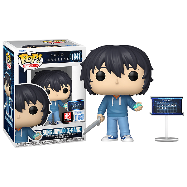 Funko Pop! Animation Solo Leveling Sung Jinwoo E-Rank 1941 Exclusivo