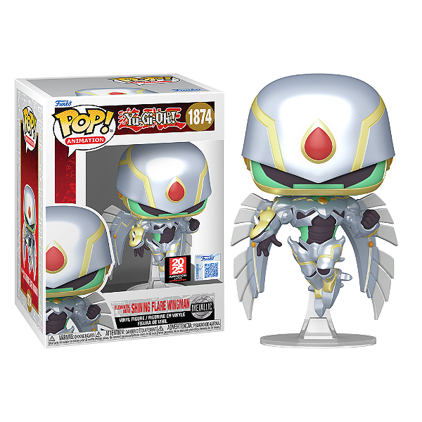 Funko Pop! Animation Yu-Gi-Oh Elemental Hero Shining Flare Wingman 1874 Exclusivo Metallic