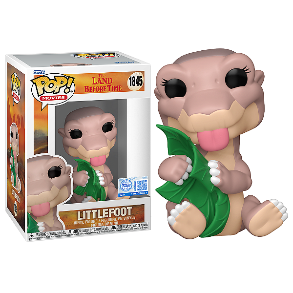 Funko Pop! Filme Em Busca Do Vale Encantado Littlefoot 1845 Exclusivo