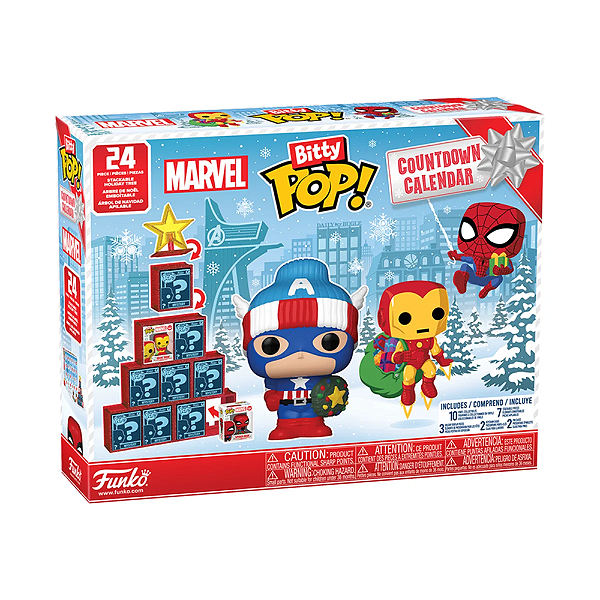 Funko Pop! Calendario Advento Especial Natal Herois Marvel 24 Pcs