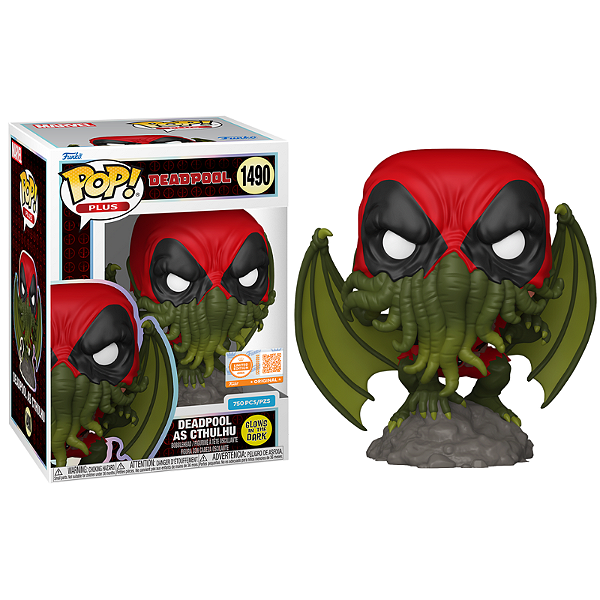 Funko Pop! Plus Marvel Deadpool As Cthulhu 1490 Exclusivo Glow