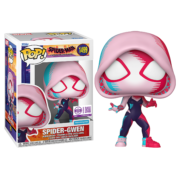 Funko Pop! Marvel Homem Aranha / Spider Man Spider Gwen 1499 Exclusivo 7500 Pcs