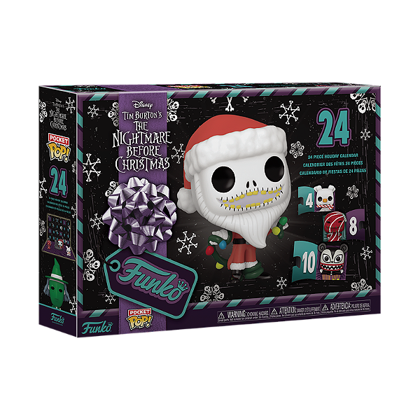 Funko Pop! Disney Calendar Advent O Estranho Mundo De Jack 24 Pecas