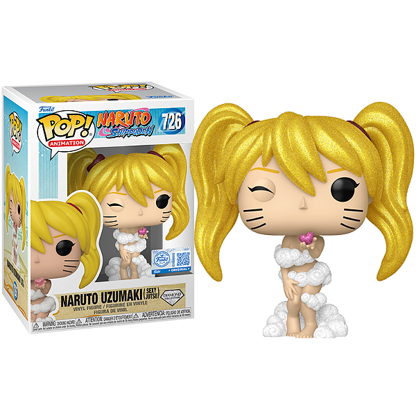 Funko Pop! Animation Naruto Shippuden Naruto Uzumaki Sexy Jutsu 726 Exclusivo Diamond