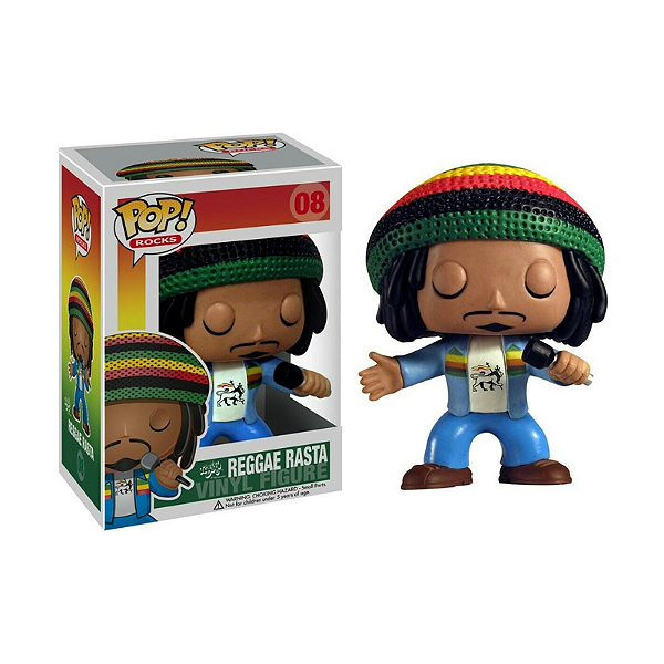 Funko Pop! Rocks Reggae Rasta 08 Exclusivo Chase