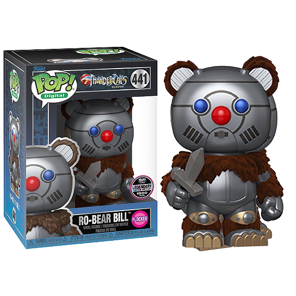 Funko Pop! Digital NFT Animation Thundercats Ro Bear Bill 441 Exclusivo Flocked