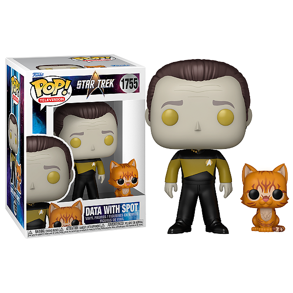 Funko Pop! Television Star Trek Data With Spot 1755