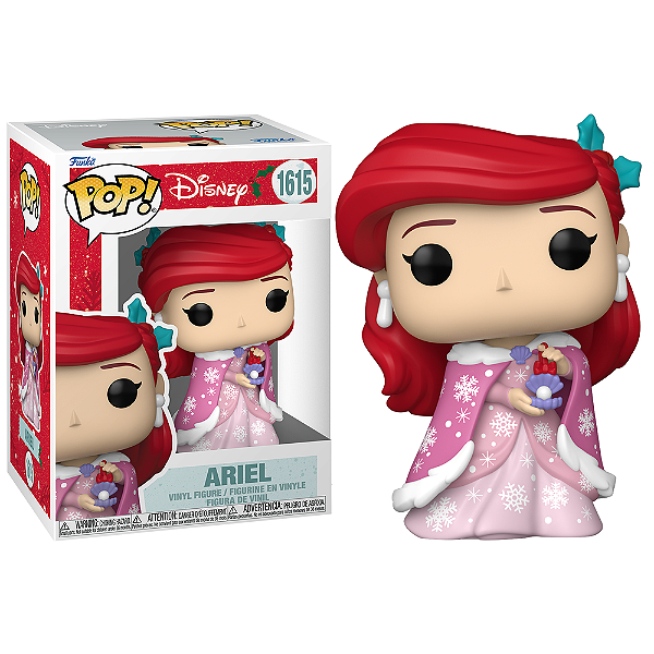 Funko Pop! Disney Natal A Pequena Sereia Princesa Ariel 1615