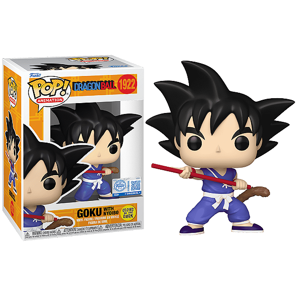 Funko Pop! Animation Dragon Ball Goku With Nyoibo 1922 Exclusivo Glow
