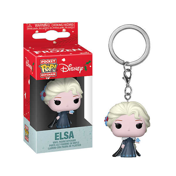 Funko Pop! Keychain Chaveiro Disney Frozen Especial De Natal Princesa Elsa