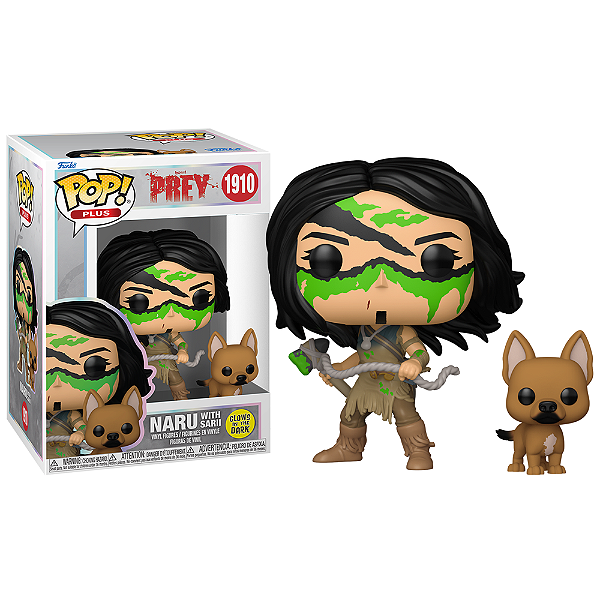 Funko Pop! Filme Prey / O Predador Naru With Sarii 1910 Exclusivo Glow