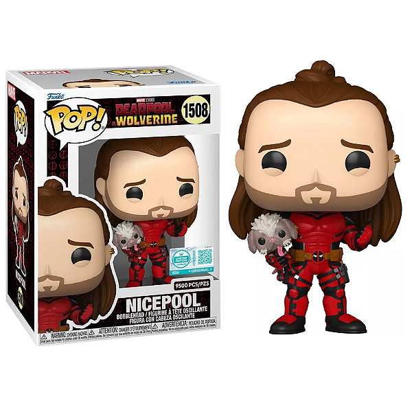 Funko Pop! Marvel Deadpool & Wolverine Nicepool 1508 Exclusivo