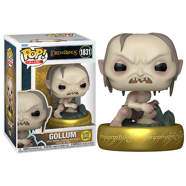 Funko Pop! Plus The Lord Of The Rings / O Senhor Dos Aneis 2025 Gollum 1831 Exclusivo Glow