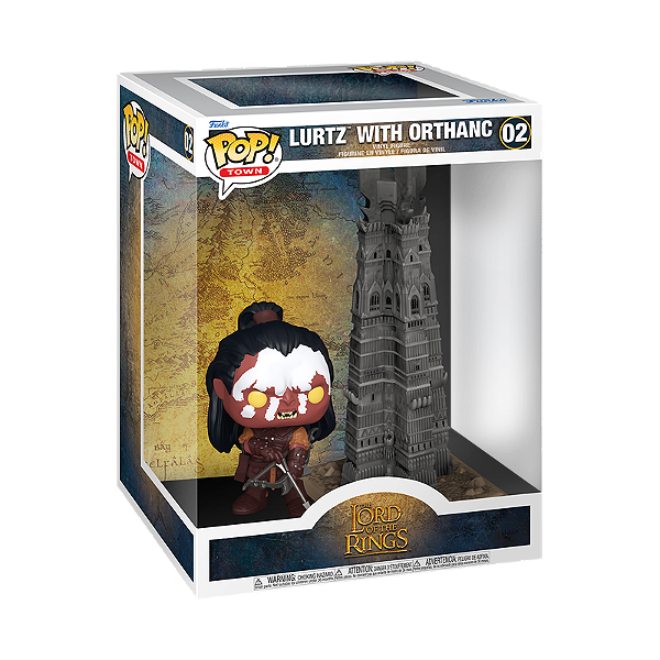 Funko Pop! Town The Lord Of The Rings / O Senhor Dos Aneis 2025 Lurtz With Orthanc 02