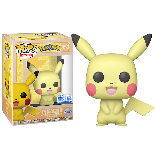 Funko Pop! Games Pokemon Pikachu 353 Exclusivo Soft Color