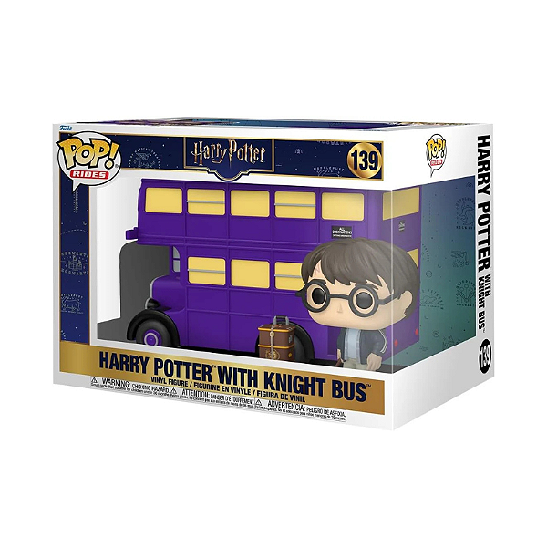 Funko Pop! Filme Harry Potter 2025 Noitibus Andante Harry Potter With Knight Bus 139