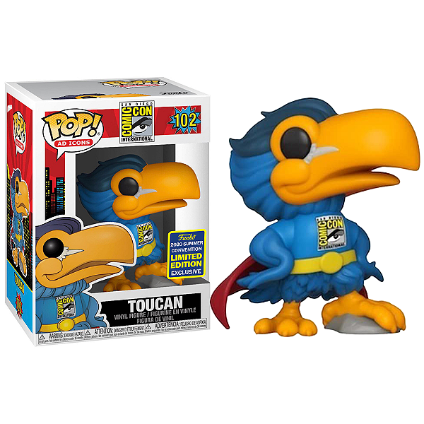 Funko Pop! Ad Icons Comic Con Toucan 102 Exclusivo