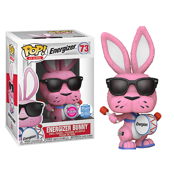 Funko Pop! Ad Icons Energizer Bunny 73 Exclusivo Flocked