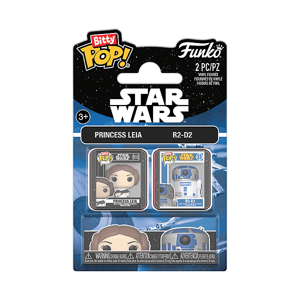 Funko Bitty Pop! Star Wars Leia & R2-D2