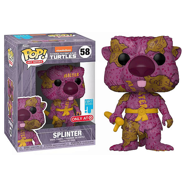 Funko Pop! Art Series As Tartarugas Ninjas Splinter 58 Exclusivo