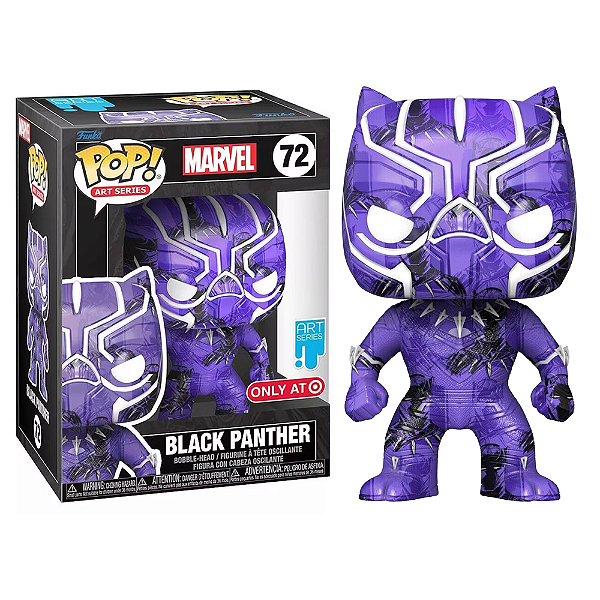 Funko Pop! Art Series Pantera Negra / Black Panther 72 Exclusivo