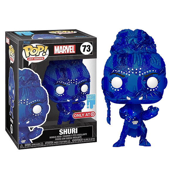 Funko Pop! Art Series Marvel Pantera Negra / Black Panther Shuri 73 Exclusivo